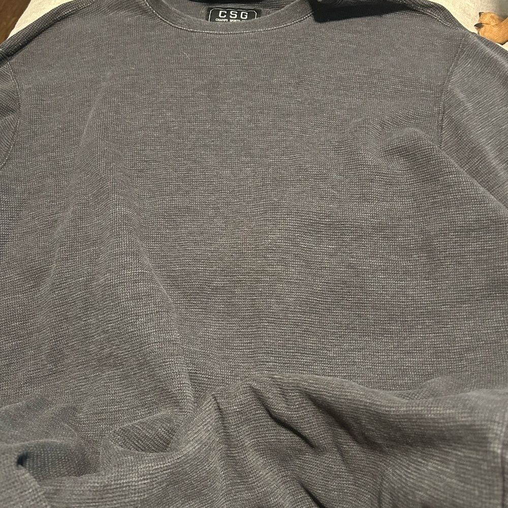 CSG Charcoal Knit Pullover